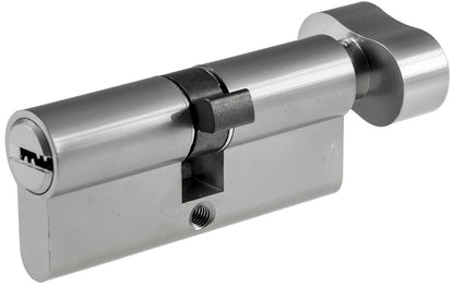 Schließzylinder 70mm (35+35mm) mit Knauf Profil-Zylinder, 5 Sicherheits-Schlüssel