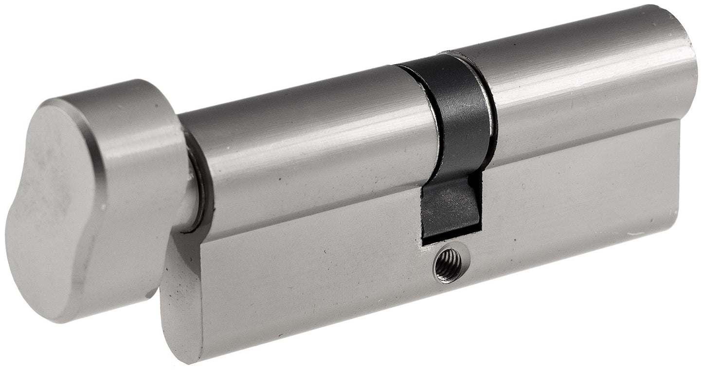 Schließzylinder 80mm (40+40mm) mit Knauf Profil-Zylinder, 5 Sicherheits-Schlüssel