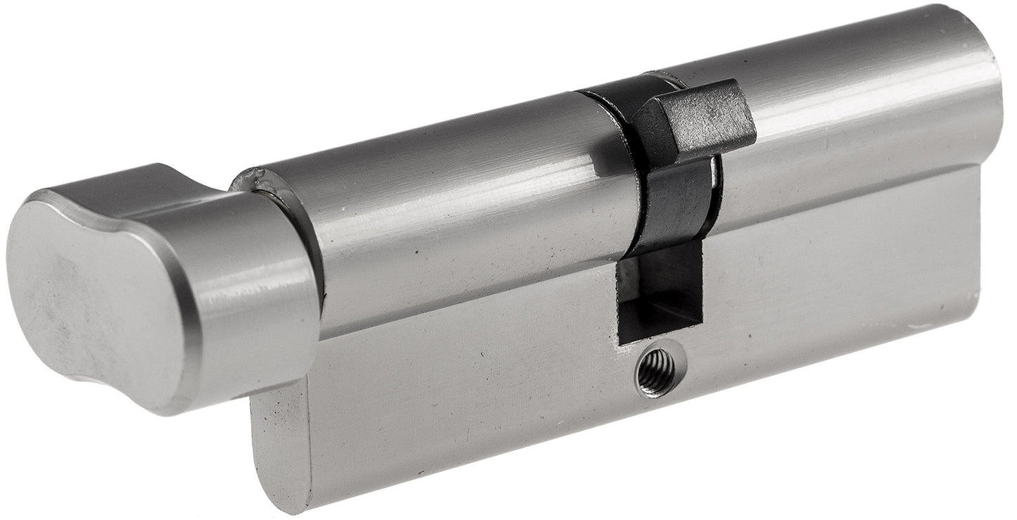 Schließzylinder 80mm (40+40mm) mit Knauf Profil-Zylinder, 5 Sicherheits-Schlüssel