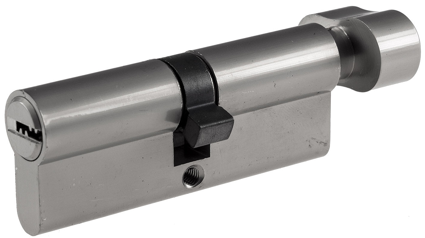 Schließzylinder 80mm (40+40mm) mit Knauf Profil-Zylinder, 5 Sicherheits-Schlüssel