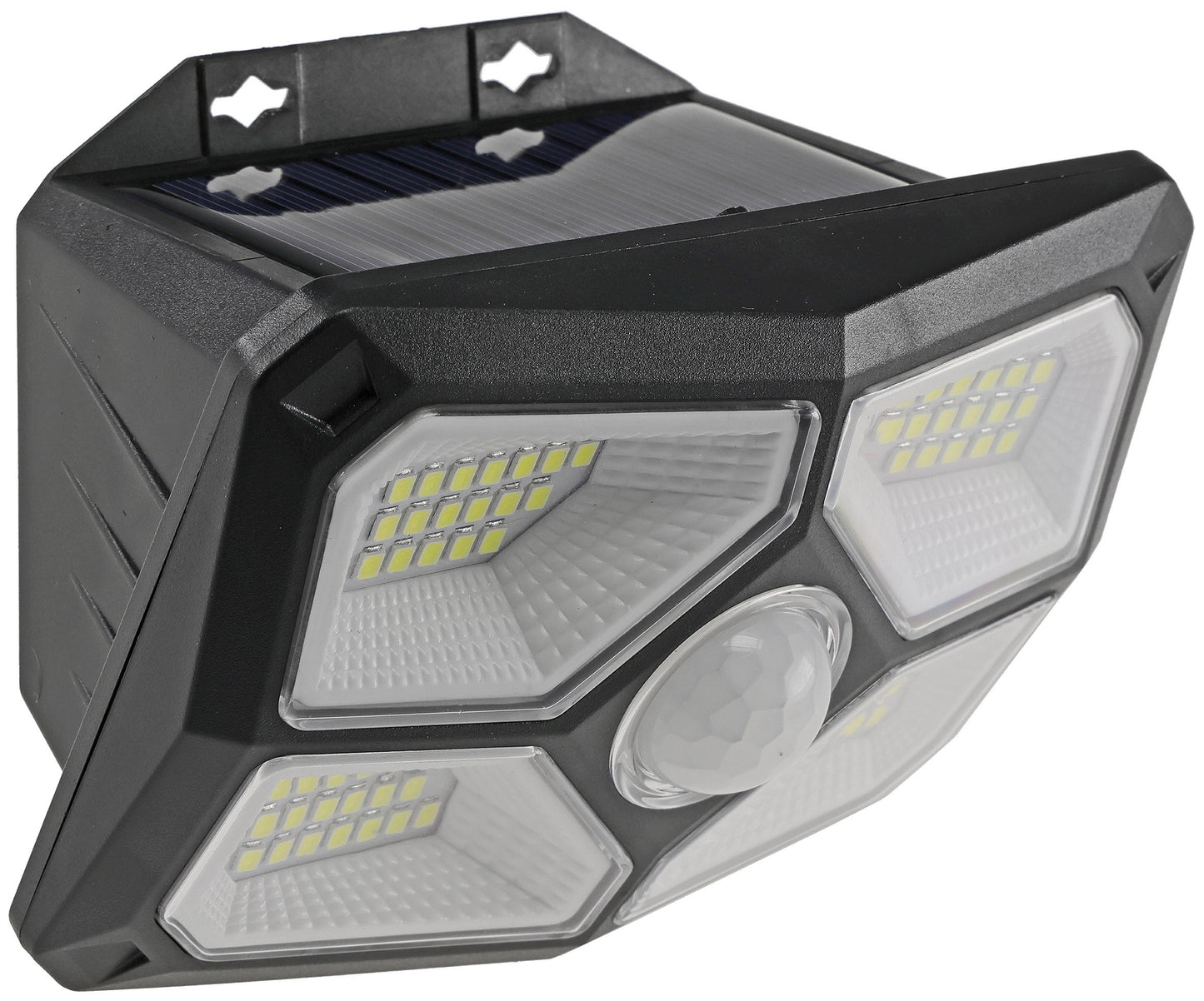 LED Solar Wandleuchte "SWL 722" PIR Bewegungsmelder, 72 LEDs, IP65