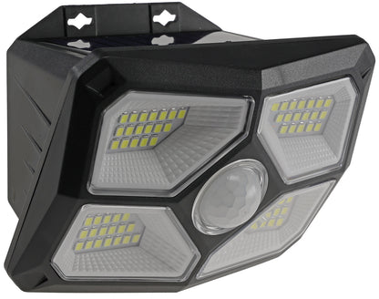 LED Solar Wandleuchte "SWL 722" PIR Bewegungsmelder, 72 LEDs, IP65