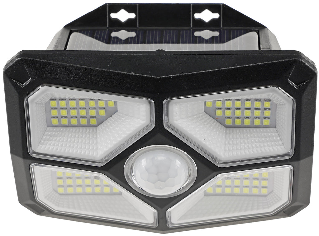 LED Solar Wandleuchte "SWL 722" PIR Bewegungsmelder, 72 LEDs, IP65