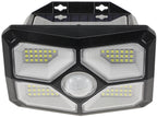 LED Solar Wandleuchte "SWL 722" PIR Bewegungsmelder, 72 LEDs, IP65