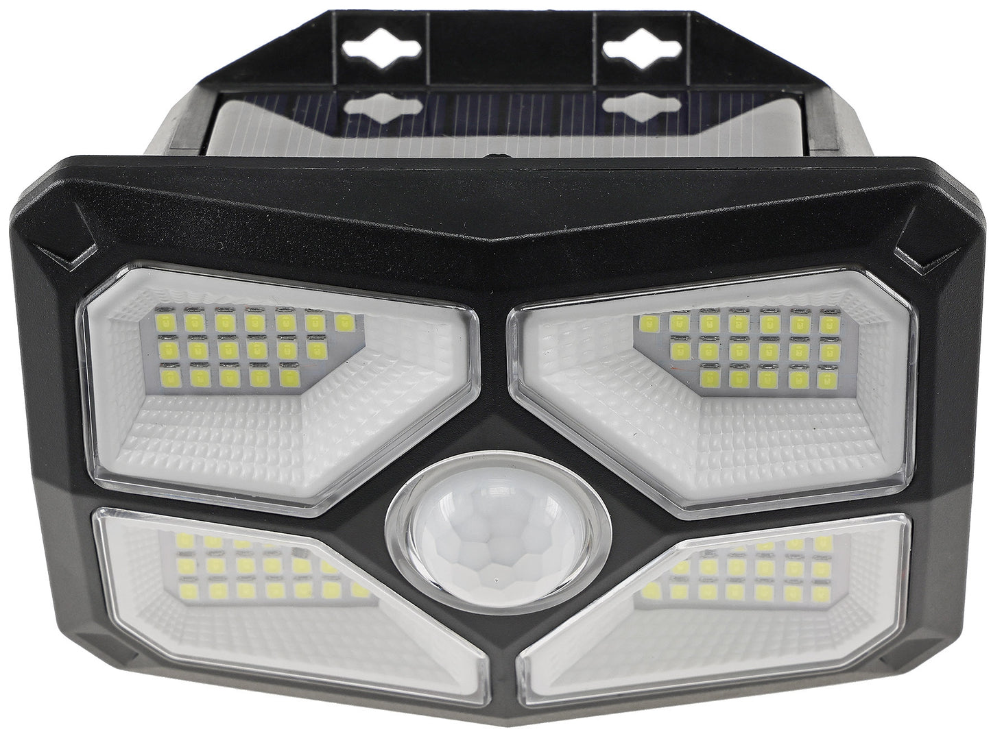 LED Solar Wandleuchte "SWL 722" PIR Bewegungsmelder, 72 LEDs, IP65