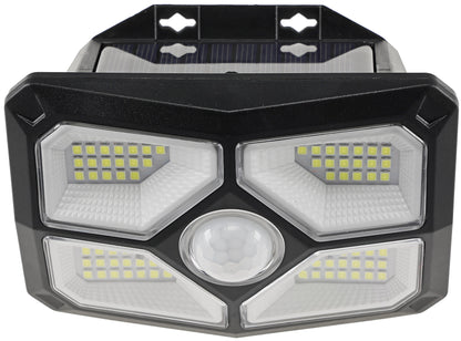 LED Solar Wandleuchte "SWL 722" PIR Bewegungsmelder, 72 LEDs, IP65