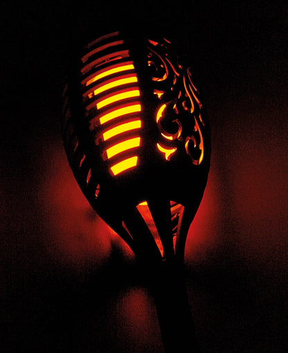 LED Solarfackel "Flamme" 4er Set Flammen-Effekt, 50cm