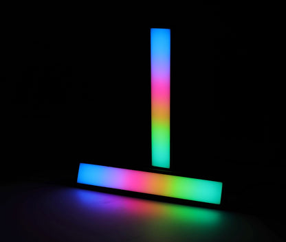 LED Lichtsäule "Smart Lightbar" 2er-Set dynamische RGB Funktionen, Bluetooth