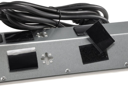 3-fach Steckdosenblock Edelstahl 2x USB 90° für Eck-&  Aufbaumontage, 1,9m Kabel
