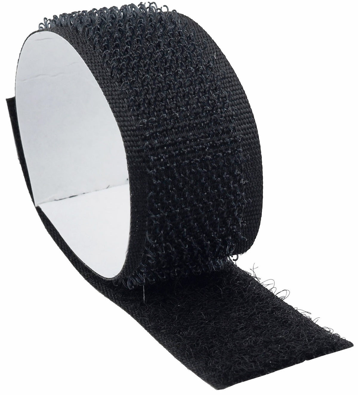 Klettband 10m auf Rolle, selbstklebend 2-lagig, 1000x2cm, schwarz