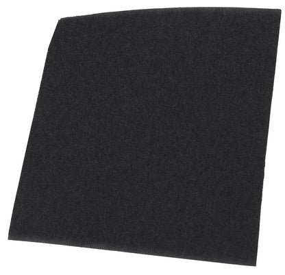 Klett-Pads 10Stück, selbstklebend 2-lagig, 10x10cm, schwarz