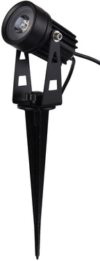 Gartenstrahler Set Solar mit 2 Spots Solarzelle, Erdspieß, 3000k, IP65