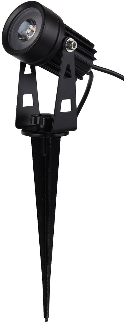 Gartenstrahler Set Solar mit 2 Spots Solarzelle, Erdspieß, 3000k, IP65