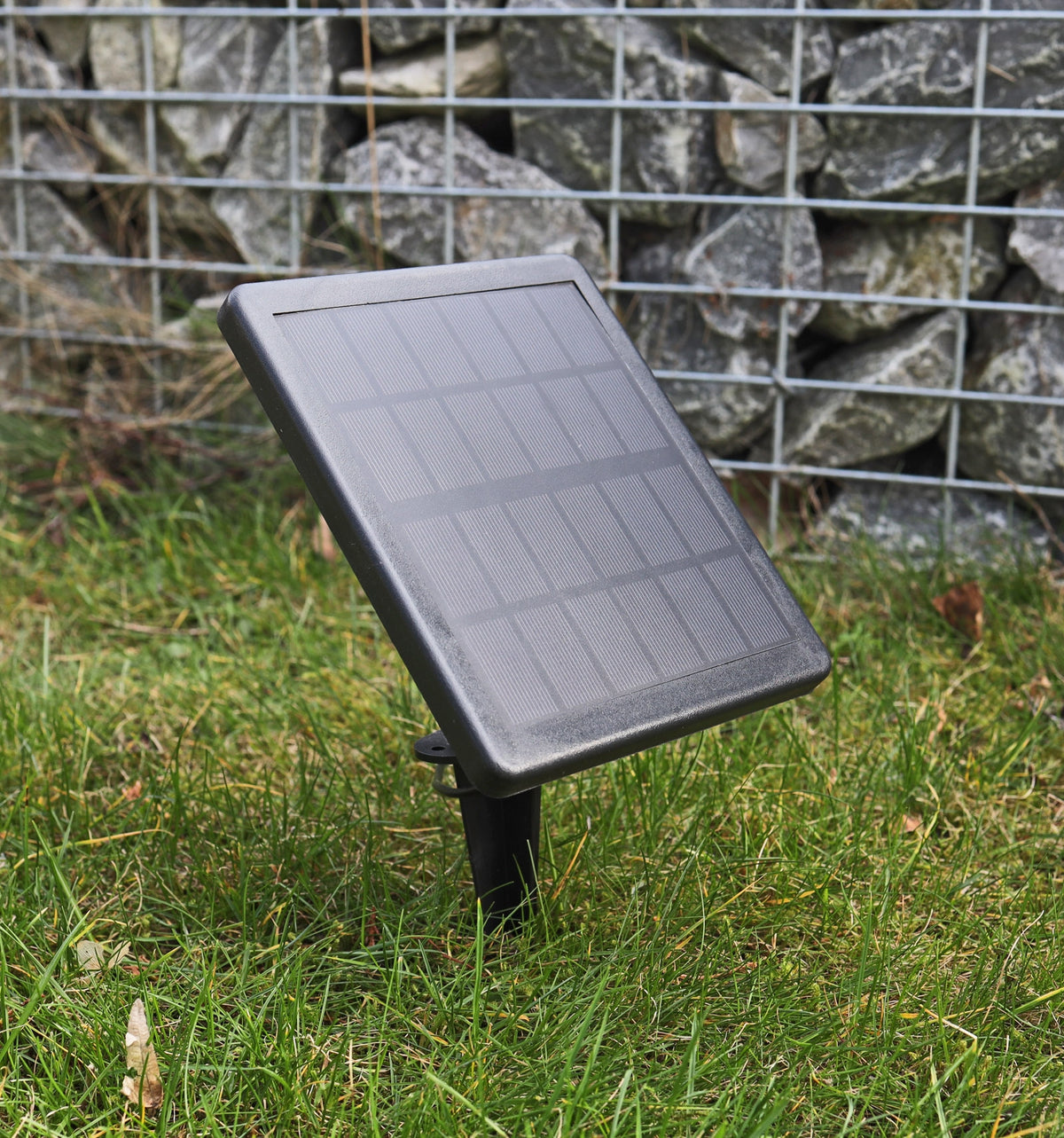 Gartenstrahler Set Solar mit 2 Spots Solarzelle, Erdspieß, 3000k, IP65
