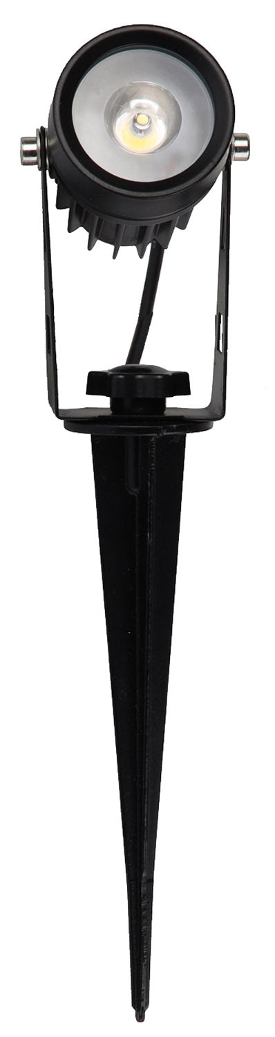 Gartenstrahler Set mit 4 Spots Netzteil, Erdspieß, 3000k, IP44