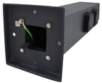 Steckdosensäule 4-fach, IP44, Anthrazit 250V~/ 16A, 13x13x40cm