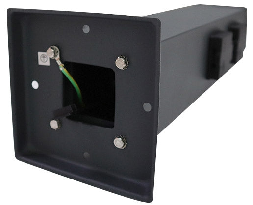 Steckdosensäule 4-fach, IP44, Anthrazit 250V~/ 16A, 13x13x40cm