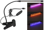 LED Pflanzenlampe "CT-PFL" Rot+Blau 1-fach, Klemmhalter, Kabel-Fernbedienung