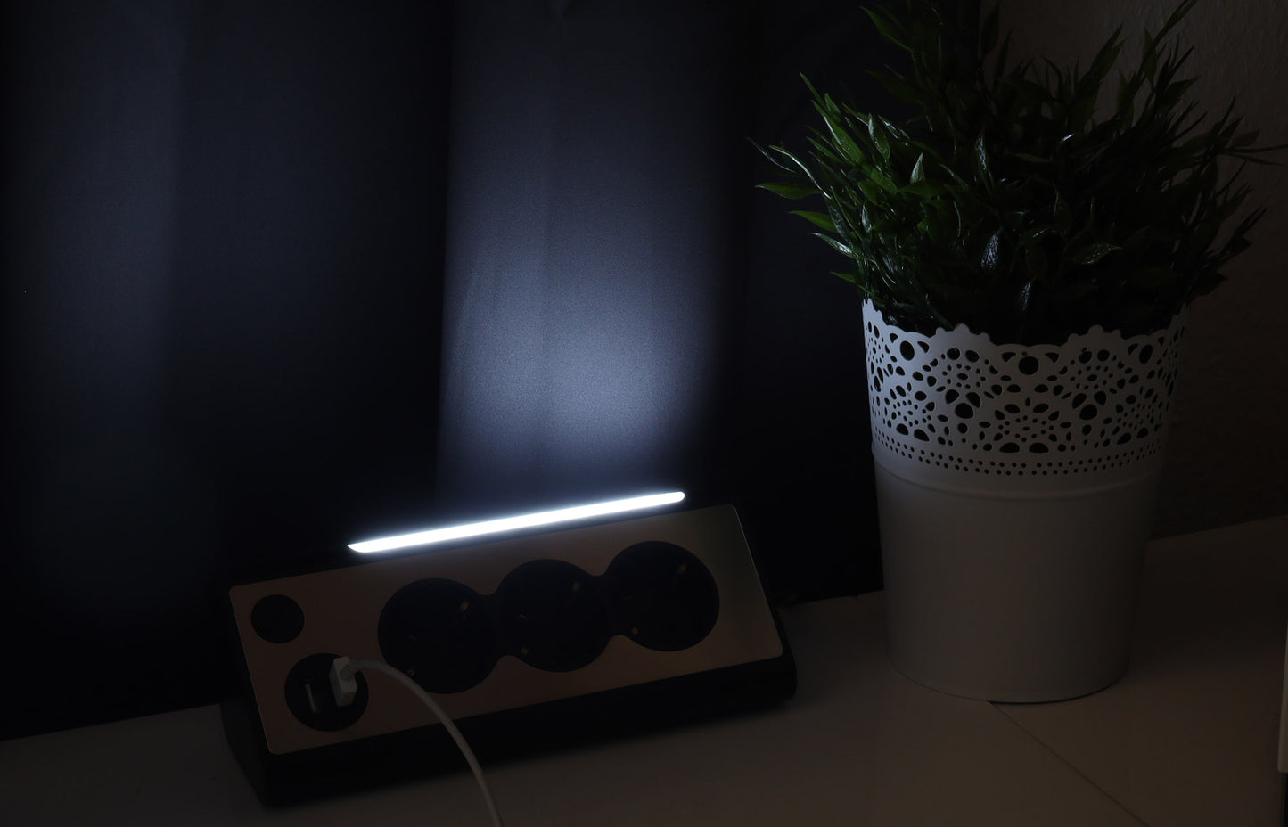 LED Pflanzenlampe "CT-PFL" Rot+Blau 4-fach, Klemmhalter, Kabel-Fernbedienung