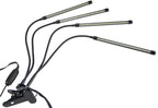 LED Pflanzenlampe "CT-PFL" Vollspektrum 4-fach, Klemmhalter, Kabel-Fernbedienung