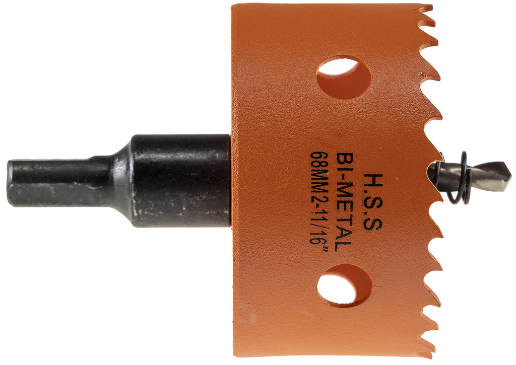 Lochsäge HSS Bi-Metall Ø68mm Sechskant Aufnahme, Schnitttiefe 38mm
