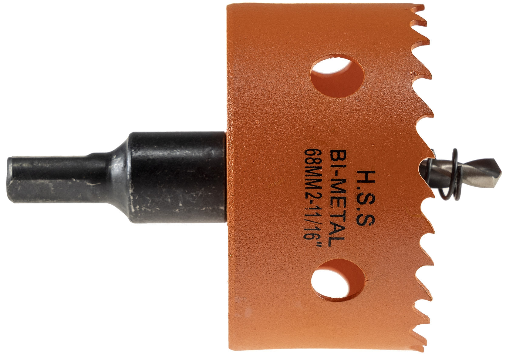 Lochsäge HSS Bi-Metall Ø68mm Sechskant Aufnahme, Schnitttiefe 38mm