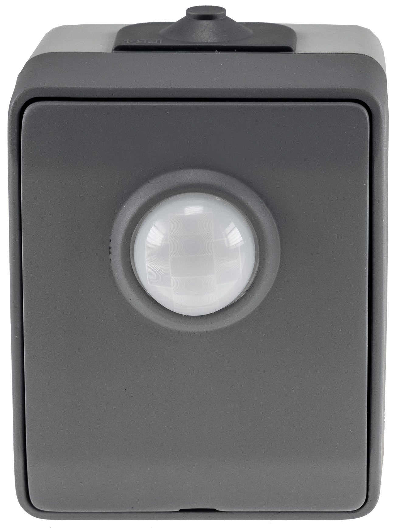 NUQUI Feuchtraum PIR Bewegungsmelder 120°, bis 6m,  250V~, 2-500W, IP54