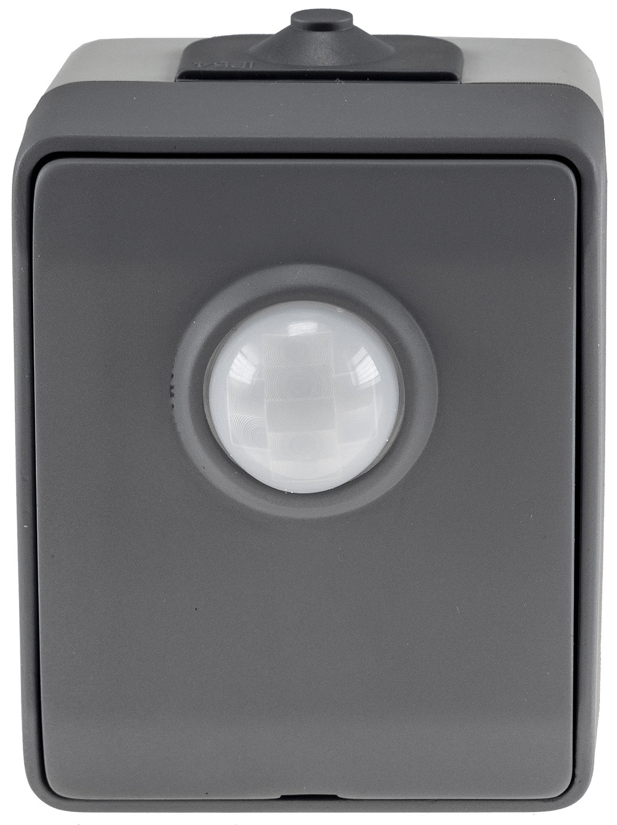 NUQUI Feuchtraum PIR Bewegungsmelder 120°, bis 6m,  250V~, 2-500W, IP54