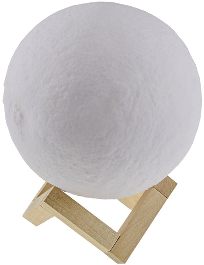 Dekoleuchte "3D Mond" 15cm Ø integr. Li-Akku