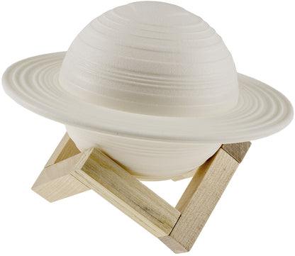 Dekoleuchte "3D Saturn"15cm Ø integr. Li-Akku, IR-Fernbedienung