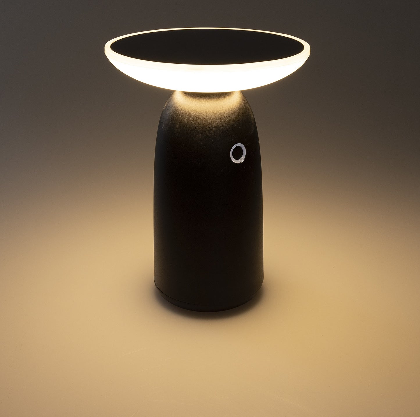 LED Solar Akku-Tischleuchte "Foco Mesa" 3000K, 100/500/1000lm,  LiIon Akku, IP44