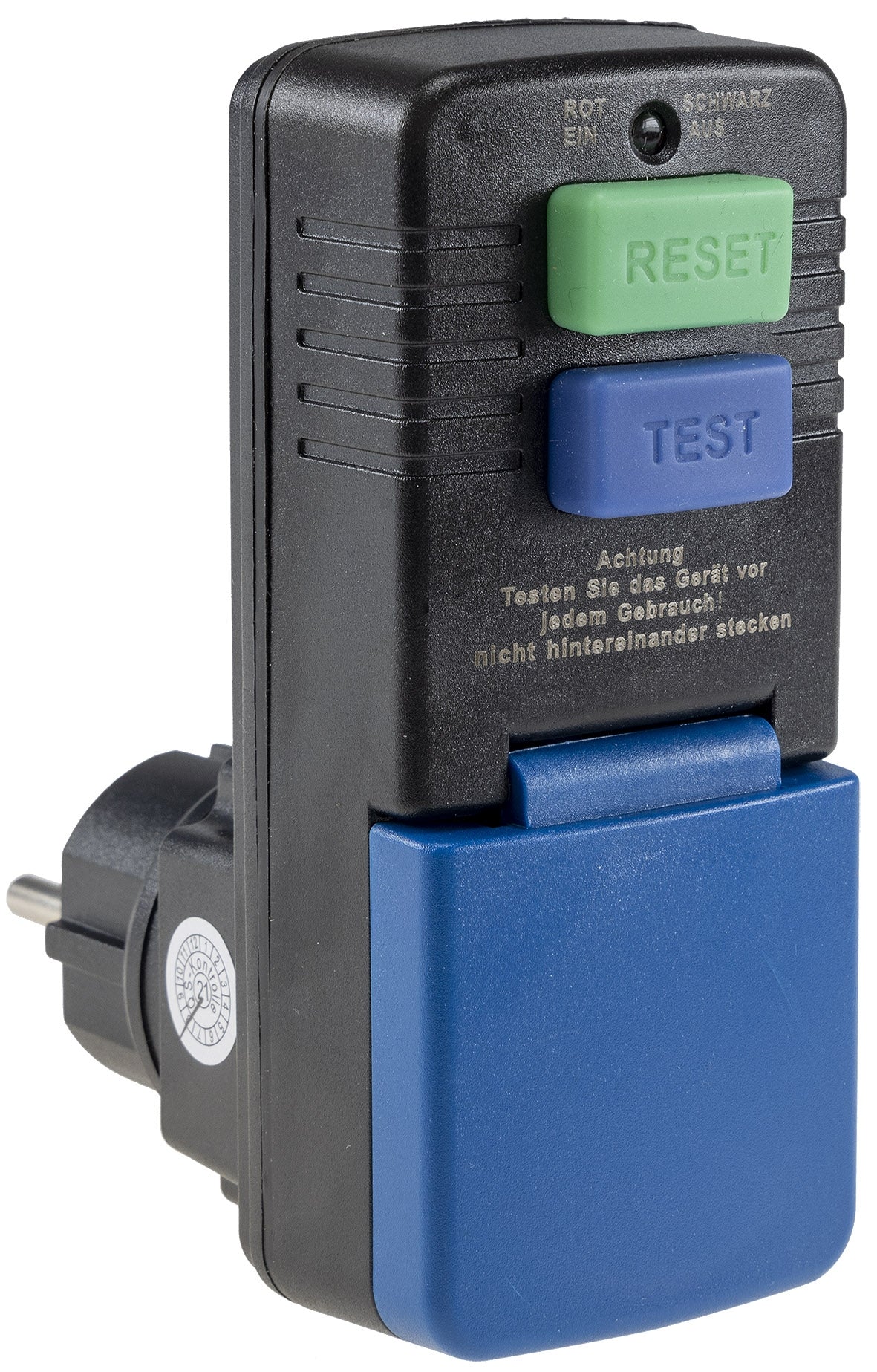 Fehlerstromschutzadapter "CT-RCD" (DI) Personenschutz-Zwischenstecker IP54