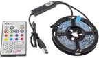 RGB LED-Stripe Set 3,5m + MiniController Farbwechsel, IR-FB + App-Control, IP20