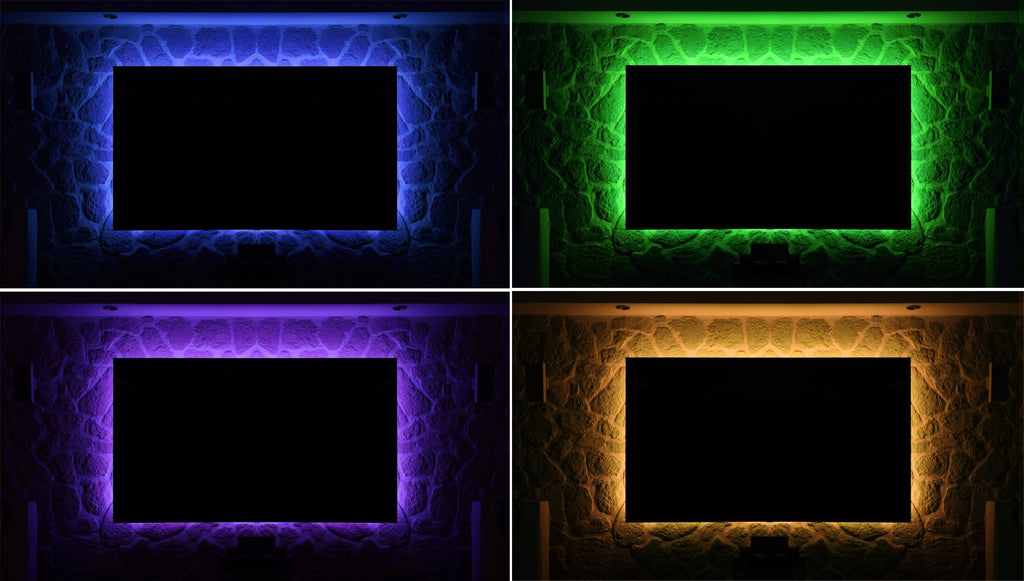 RGB LED-Stripe Set 3,5m + MiniController Farbwechsel, IR-FB + App-Control, IP20