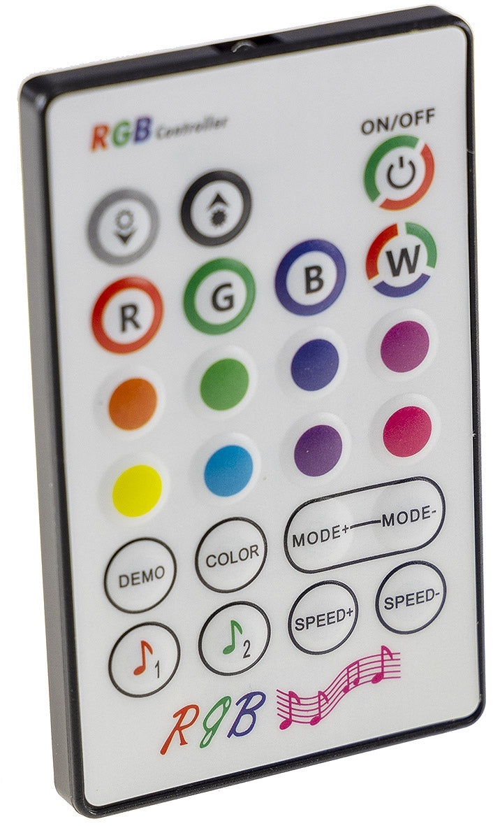 RGB LED-Stripe Set 3,5m + MiniController Farbwechsel, IR-FB + App-Control, IP20
