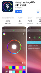 RGB LED-Stripe Set 3,5m + MiniController Farbwechsel, IR-FB + App-Control, IP20