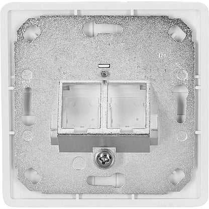 EGB Anschlussdose für Keystone mit Blende weiß