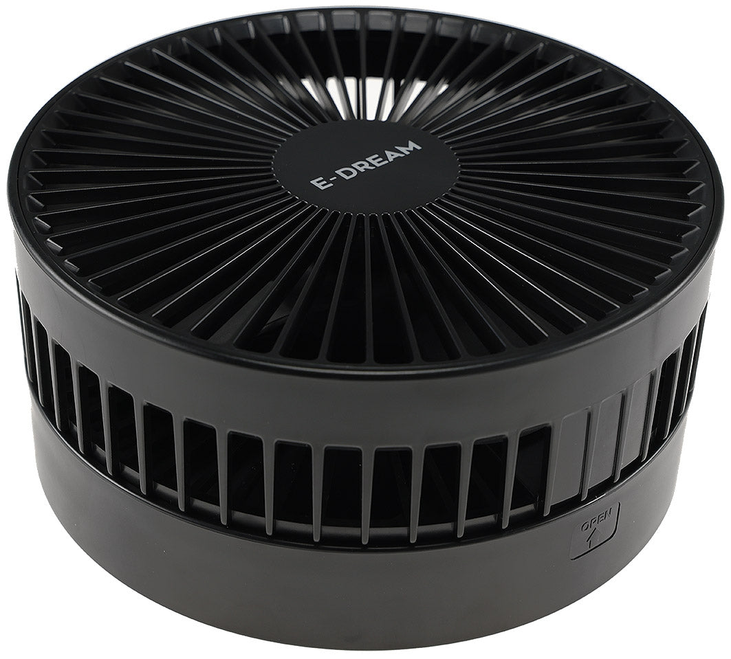 Akku-Ventilator mit Teleskopstab schwarz verw. Tischventilator + Standventilator