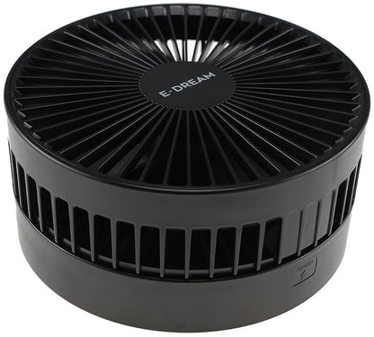 Akku-Ventilator mit Teleskopstab schwarz verw. Tischventilator + Standventilator
