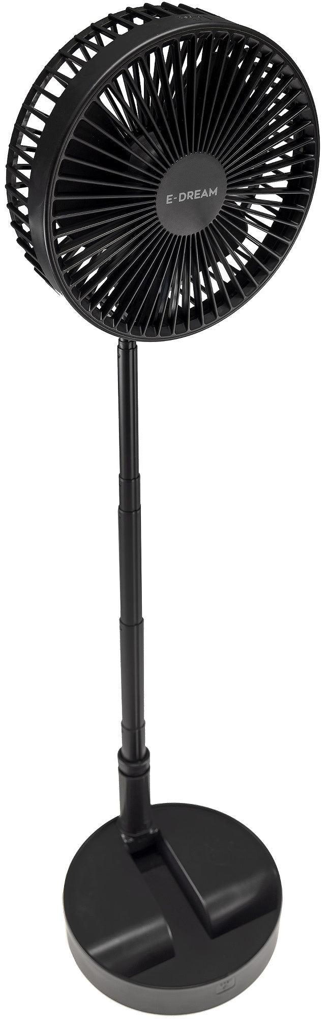 Akku-Ventilator mit Teleskopstab schwarz verw. Tischventilator + Standventilator
