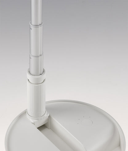 Akku-Ventilator mit Teleskopstab, weiß verw. Tischventilator + Standventilator