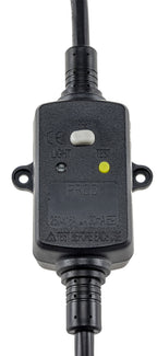 Fehlerstromschutzadapter "CT-RCD" IP44 Zwischenstecker mit Kupplung / Stecker
