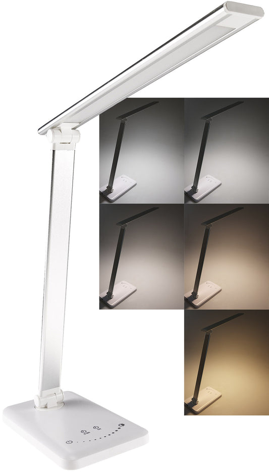 LED Schreibtisch-Leuchte, dimmbar LIchtfarbe einstellbar, 8W, 550lm