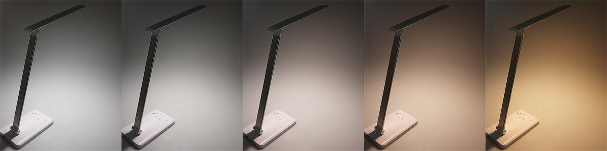 LED Schreibtisch-Leuchte, dimmbar LIchtfarbe einstellbar, 8W, 550lm