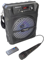 Mobiles Soundsystem "SoundKub 08" Bluetooth, Akku, Mikrofon, LED Effekte
