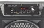 Mobiles Soundsystem "SoundKub 08" Bluetooth, Akku, Mikrofon, LED Effekte