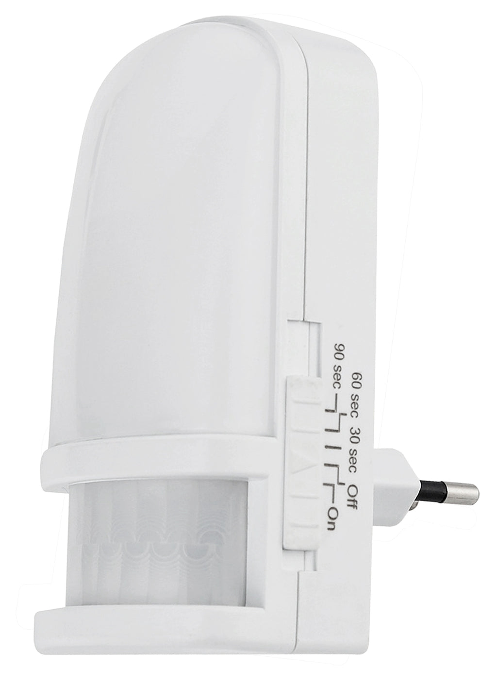 LED Nachtlicht mit Bewegungsmelder 230V, 3 weiße LEDs, On/Off/Auto
