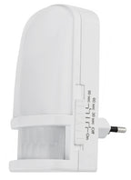 LED Nachtlicht mit Bewegungsmelder 230V, 3 weiße LEDs, On/Off/Auto