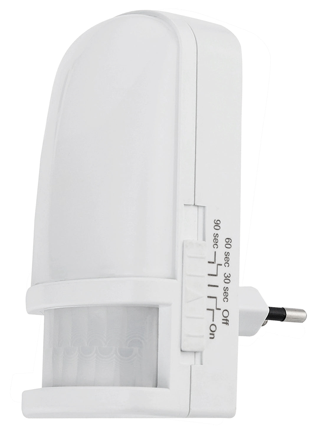 LED Nachtlicht mit Bewegungsmelder 230V, 3 weiße LEDs, On/Off/Auto