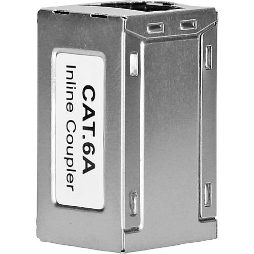 EGB-Verbinder slim 2xRJ45 Buchse CAT 6a im Gehäuse